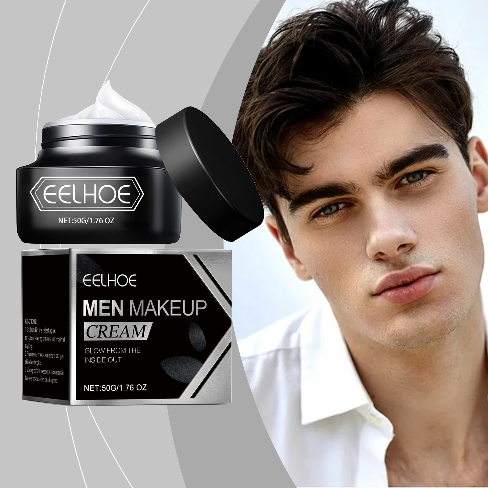 Skincare Natur E - EELHOE BB Cream for Men Cosmetics