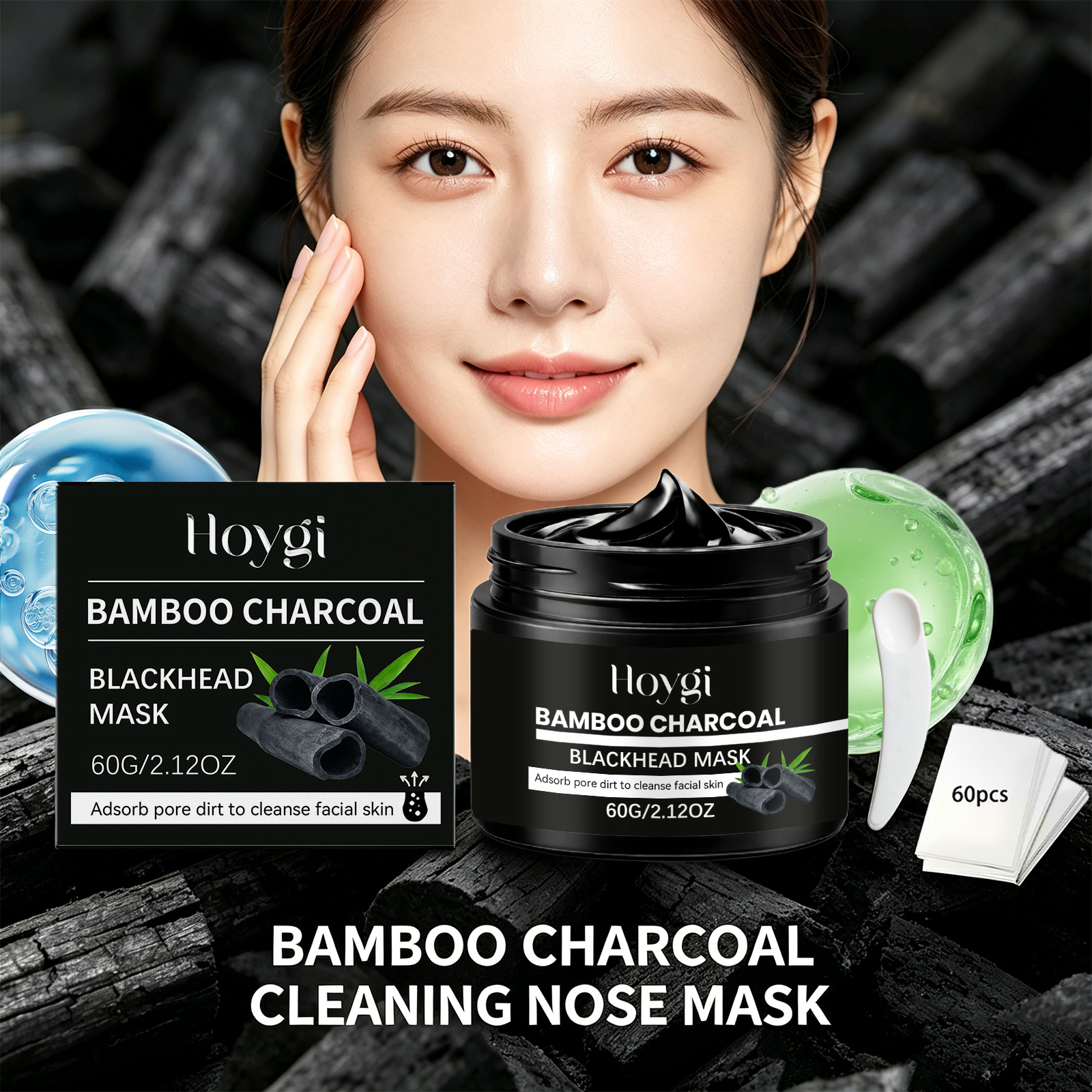 Bamboo Charcoal Blackhead Remo - Skincare Natur E 评论和价格