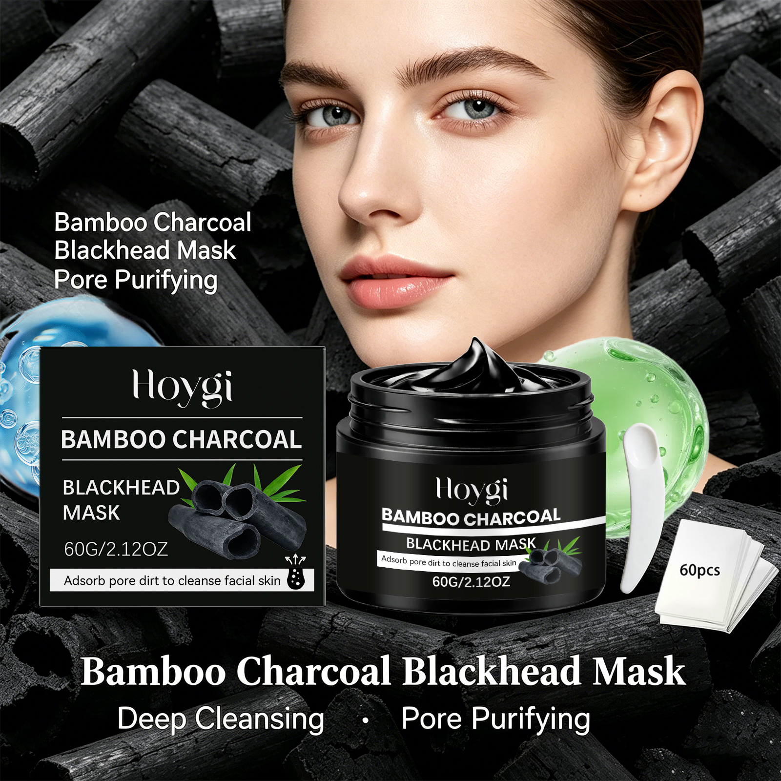 Bamboo Charcoal Blackhead Remo - Skincare Natur E 评论和价格