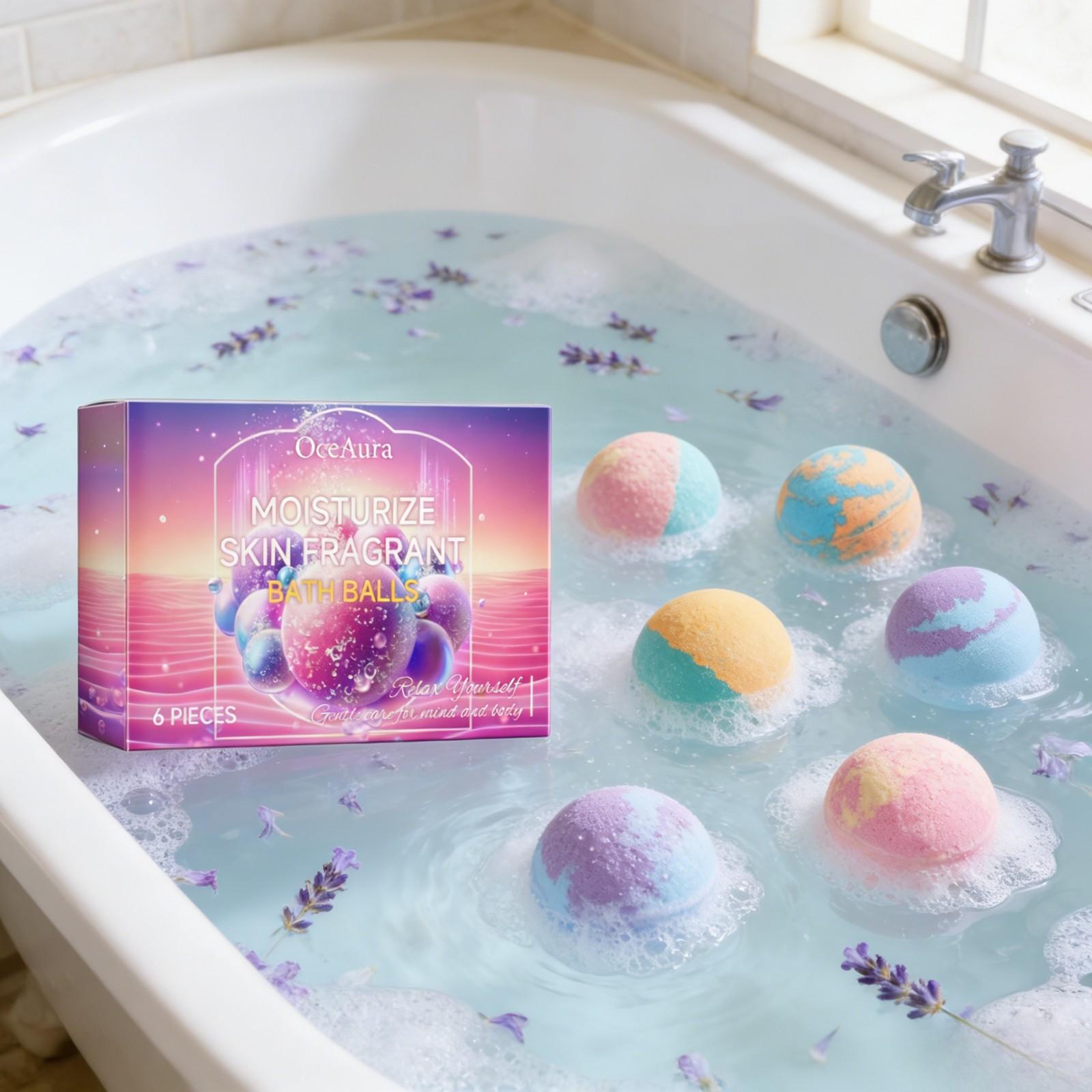 OceAura Bath Bubble Balls Soft - Skincare Natur E 评论和价格