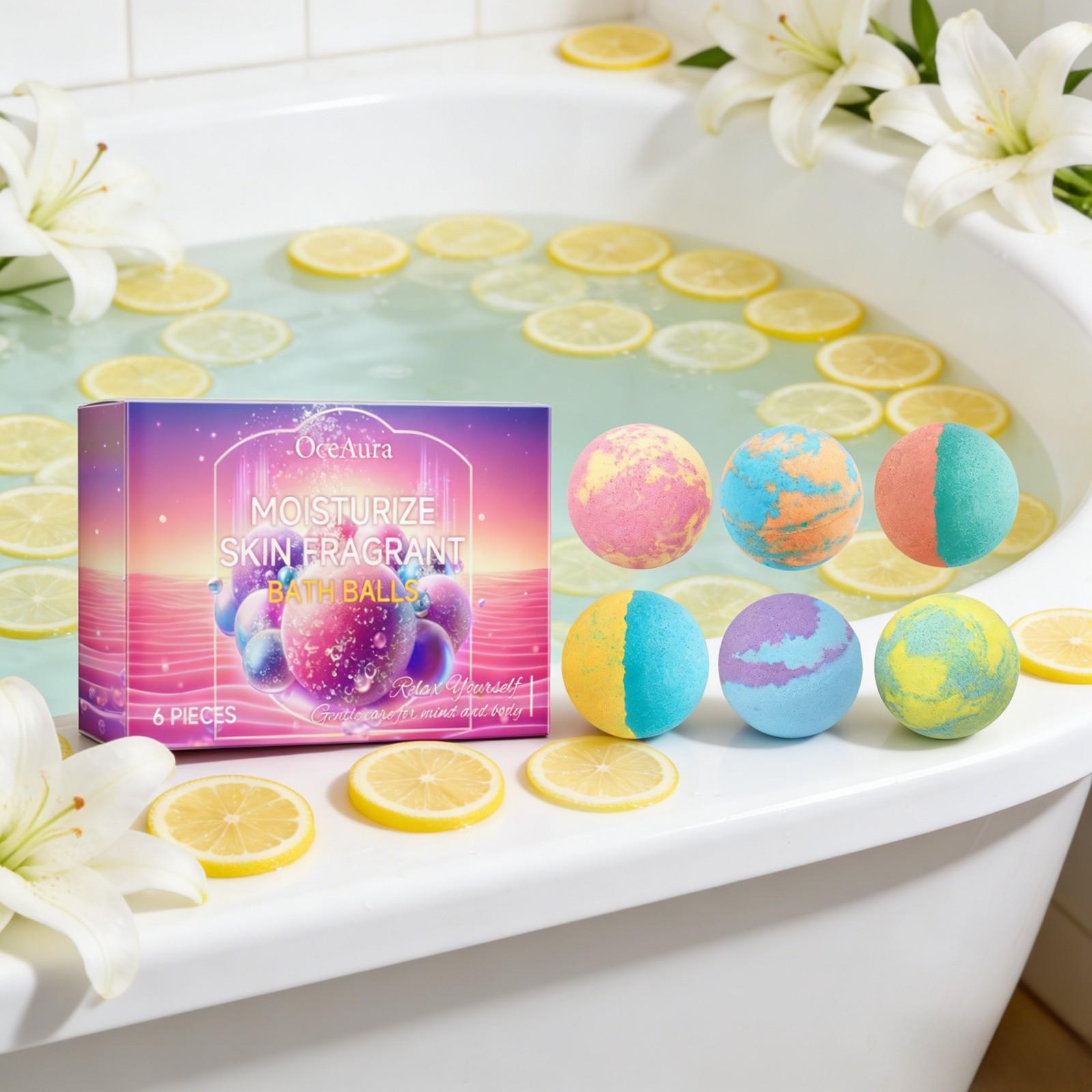 OceAura Bath Bubble Balls Soft - Skincare Natur E 评论和价格