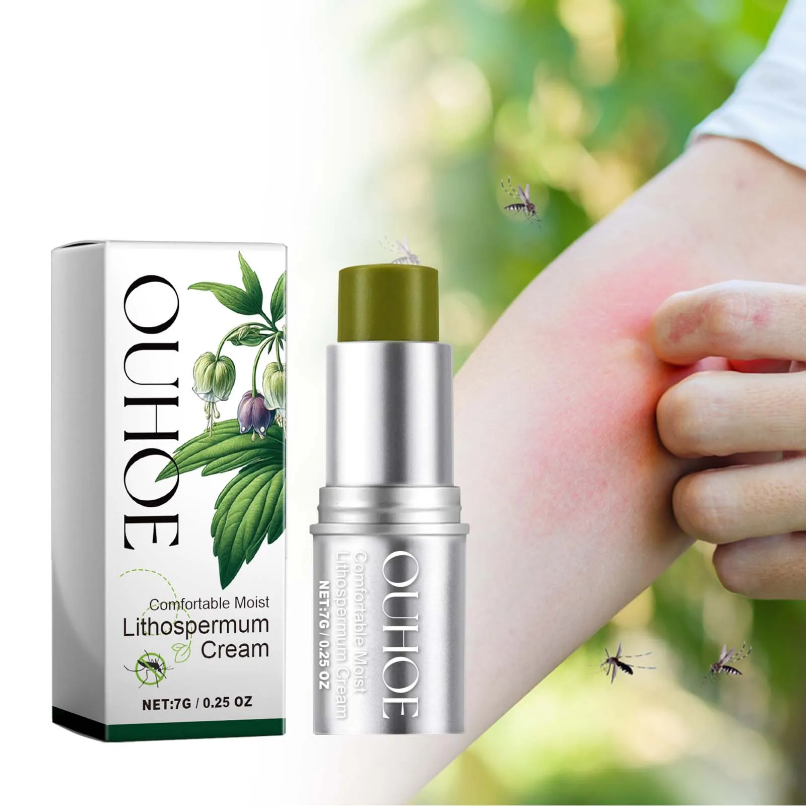 OUHOE Purple Grass Herbal Mosq - Skincare Natur E 评论和价格
