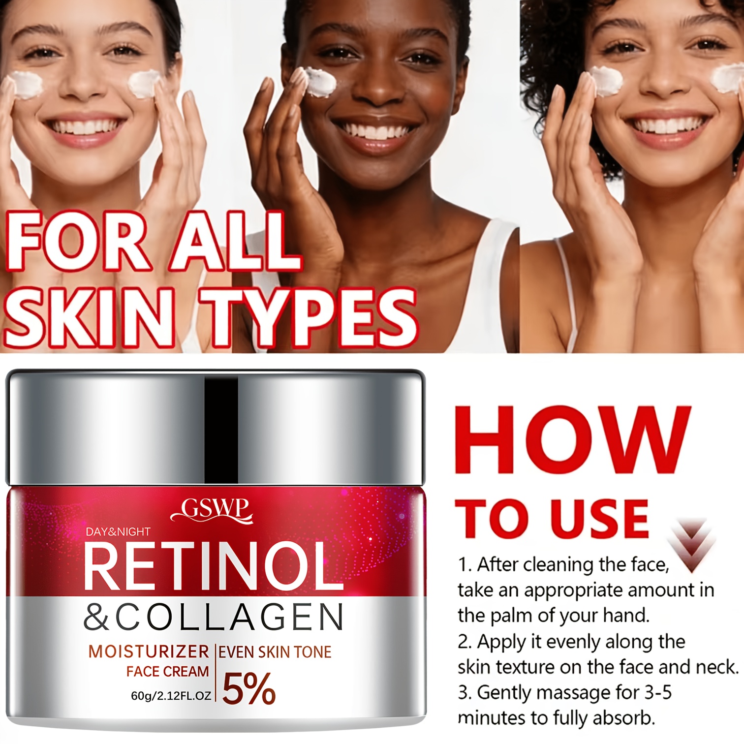 GSWP Retinol Moisturizing Crea - Skincare Ingredients 评论和价格