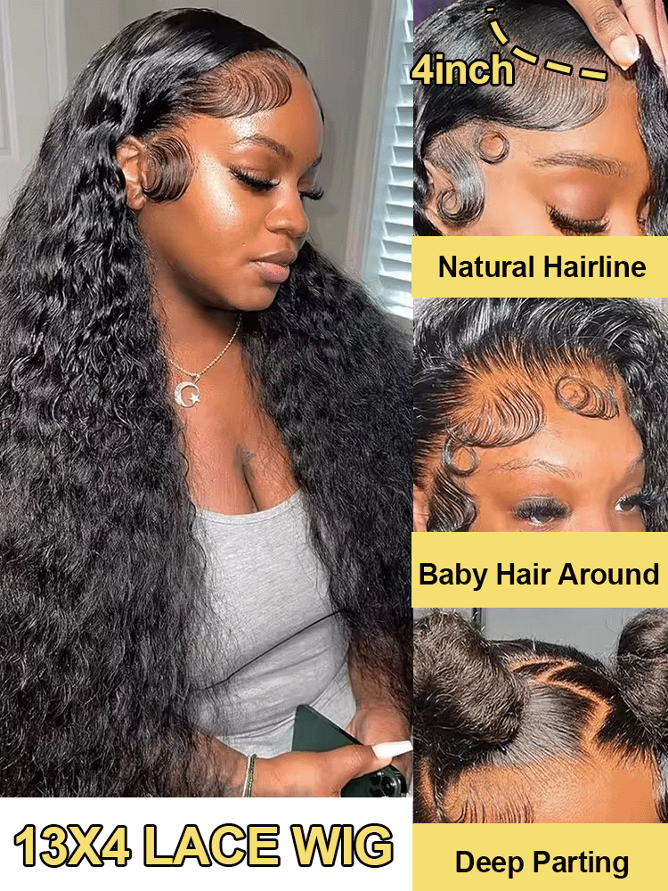 Deep Wave 13x6 Lace Front Huma - Skincare Natur E 评论和价格
