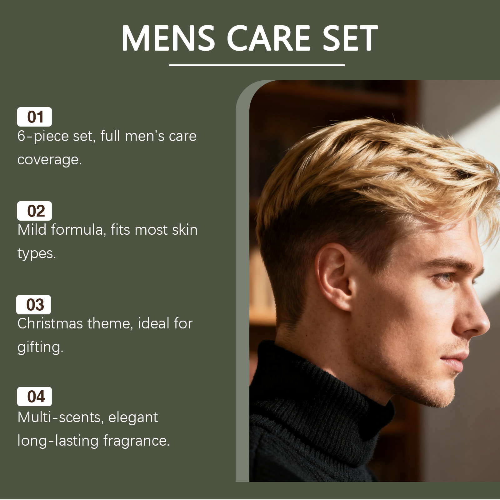 Men's Personal Care Set Beard  - Skincare Natur E 评论和价格