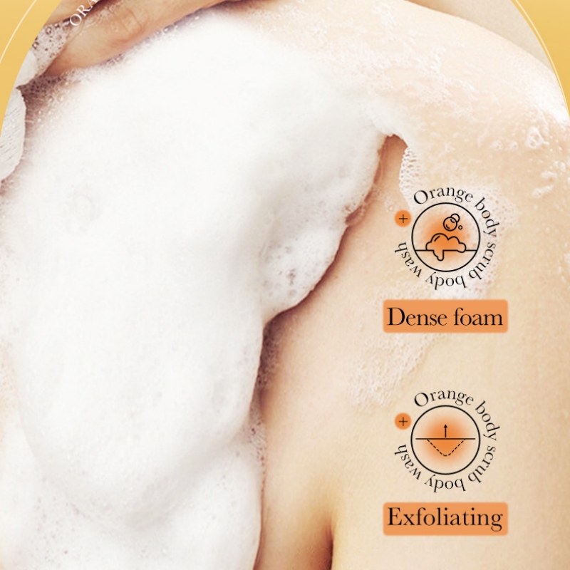 300ml Orange Body Scrub Shower - Skincare Ingredients 评论和价格