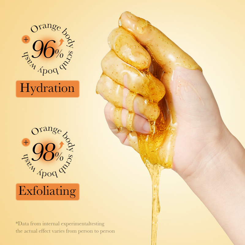 300ml Orange Body Scrub Shower - Skincare Ingredients 评论和价格